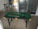 万凯亲子儿童台球桌 斯诺克桌球台 儿童学生标准 家用台球桌 玩具 140cm 可升降可折叠款美式 实拍图