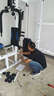 升浩健身器材家用套装组合力量训练器械健身房多功能一体综合训练器 四人站+深蹲卧推架+120斤杠铃 实拍图