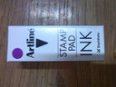 旗牌（Shachihata） 日本进口雅丽EHJ系列办公印台补充印油50ml 紫色 实拍图