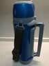 虎牌（TIGER）大容量保温杯便携户外保温水壶真空不锈钢旅行带背带MHK-A20C 2L 蓝银色AQ2L 实拍图