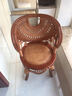 家友福吊篮 印尼进口天然真藤挂椅竹藤椅子茶几 室内户外阳台摇摇秋千吊椅家具 真藤椅 实拍图