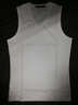 拓品 纯棉v领宽肩背心男无袖打底衫夏季运动上衣服健身紧身坎肩汗背心 白色 S /165（欧版） 实拍图