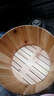 黄一府（HUANG YI FU）天然精选优质杉木家用蒸饭木桶原木蒸子木桶饭大小蒸米饭甑子 30厘米(普通盖子款) 实拍图