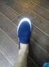 易帝（YIDI）男鞋 男士休闲鞋 纯色低帮舒适百搭透气帆布鞋板鞋 D8051 蓝色 39 实拍图