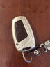 安美盛 现代ix25ix35全新胜达朗动名图瑞纳途胜专用汽车钥匙包 遥控器锌合金钥匙壳钥匙扣皮套 现代全新胜达 格锐-智能三键-棕色 专车专用锌合金金属钥匙包 汽车用品装饰配件 实拍图