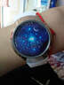 乐心潮流个性创意星空触屏表LED男表情侣表时尚女款手表韩版学生表 二代触屏 经典款 白带星空 实拍图