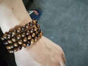 一生一木 大叶黄花梨手链108颗手串红木佛珠木珠女男念珠家具木料缅甸草花梨手珠男佛文玩士情侣木质饰品 凤凰涅磐(8MMx108颗 素面男款) 实拍图