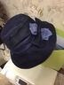 布塔帽子女夏季韩版真丝遮阳帽防紫外线太阳帽可折叠防晒沙滩帽 米色 实拍图
