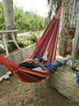 凯路德（KAIROAD）吊床户外成人加厚防侧翻儿童摇床庭院室内宿舍吊椅露营荡秋千 实木防侧翻【单人】加厚绑带+睡眠三宝+挂勾 实拍图