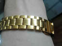 老皮匠适配华为B2/B3/B5表带智能手环手表带 商务运动替换腕带B6/B7钢带 A款 金色 B2-15mm 实拍图