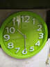 康巴丝（Compas）14寸挂钟立体创意客厅挂表石英钟现代时钟表 2641绿色 实拍图