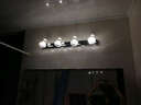樱冠（SERULA） LED镜前灯可免打孔双头三头摆头现代简约不锈钢浴室卫生间灯壁灯 四头4x5W（58cm） 自然光 实拍图