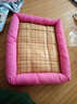 獒少保狗窝猫窝夏季宠物狗狗窝垫子凉席金毛泰迪狗窝小型犬狗屋狗床用品 可爱粉 M码 50*41*7cm 建议12斤内 实拍图