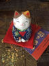 药师窑日本招财猫摆件招福招财小判金币日式治愈可爱生日结婚创意礼品 健康大福寿对猫（小号） 实拍图
