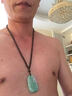 润玺 手工珠链吊坠挂件绳珠链挂绳子珠子挂坠绳脖颈绳男女挂绳 6MM 冰种黑曜石 实拍图