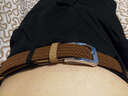 七匹狼（SEPTWOLVES）男士腰带皮带时尚针扣裤带英伦风编织潮流韩版休闲百搭款七夕送男友礼物 D款L70133076-10 实拍图