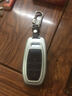 适用于奥迪新A6LA4LA7A8LA6Q8汽车钥匙包套 改装遥控器钥匙壳男女锁匙扣钥匙挂链车内饰品 【A款智能三键】抹茶绿+压纹皮双扣 汽车用品 功能小件 实拍图
