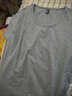 简束 短袖T恤男纯色棉质t恤夏季休闲运动紧身t恤男圆领修身打底汗衫潮 花灰色 2XL （80kg左右） 实拍图