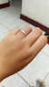 六福珠宝 纯结婚嫁系列Pt990简约铂金戒指情侣对戒闭口戒 计价 HEP40007 13号-3.57克(含工费339元) 实拍图