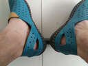 奇策夏季凉鞋男士包头休闲鞋户外透气沙滩凉鞋时尚运动拖鞋夏天洞洞鞋 2025 黑色 39  实拍图