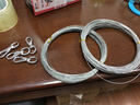 科脉 304不锈钢包塑钢丝绳 包胶钢丝线 晾衣绳户外晒被绳 涂塑鱼线首饰线钢丝绳带皮钢绞线钢丝绳 0.6包0.8mm7*7(5米的价格) 实拍图