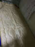 艾维（I-WILL）纯色磨毛夹棉床罩 可折叠床垫保护罩套单人床褥子1.2米 高贵白 实拍图