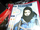 威迪瑞（Wind Tour） 户外抓绒面罩男女款冬季防风脖套护耳保暖面罩护脸头套骑行帽子 加厚款【紫红】 实拍图