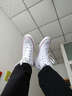 匡威（Converse）官方All Star经典帆布男女高帮休闲运动小白鞋101009 101009/白色 44.5 实拍图