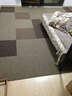 J Carpet地毯办公室地毯方块拼接满铺房间客厅家用商用公司pvc大面积 黑蓝条纹07 4片装 50*50cm/片 实拍图