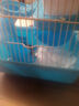 卡丘鼠 仓鼠活体笼子大别墅47基础笼外带手提笼子两只仓鼠相亲隔离笼 蓝色小城堡 实拍图