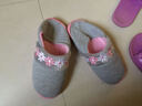 妈妈果月子鞋春秋夏季薄款产妇鞋子女孕妇包跟拖鞋防滑厚底家居棉拖鞋 升级_彩棉小兔 S【建议36-37】 实拍图