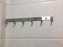 Segmoo304不锈钢排钩门后挂钩衣钩壁挂架衣服厨房浴室挂衣钩衣帽钩单钩 7钩 总长480mm 10639 实拍图