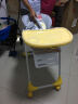 神马多功能儿童餐椅可折叠婴儿餐椅便携多档调节稳定带餐盘餐桌椅CR 材质升级版（绿） 实拍图