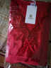 特丝格斯性感丝绸睡衣女夏季冰丝七分袖仿真丝女士春秋蕾丝家居服套装 大红色 XL 建议120-140斤 实拍图