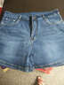 甄酷弹力高腰牛仔短裤女夏季薄款休闲短裤中年热裤女士四分牛仔裤女裤 965 31码 2尺4腰围 实拍图
