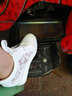 轩途诗内增高鞋女韩版休闲鞋女 厚底学生小白鞋女 松糕鞋子女 跟高11CM白色 36 实拍图