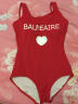 范德安（BALNEAIRE）【吉克隽逸同款】小红心系列连体泳衣女显瘦美背温泉海边XS 60551 实拍图