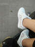 轩途诗内增高鞋女韩版休闲鞋女 厚底学生小白鞋女 松糕鞋子女 跟高11CM白色 36 实拍图