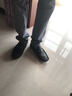 羚步 豆豆鞋男真皮春夏季社会青年懒人鞋商务休闲皮鞋乐福男鞋 黑色 39 实拍图