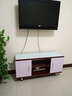 名范 电视柜茶几组合套装现代简约小户型 置物柜卧室简易电视机柜特价简约电视柜置物柜 白加黑1米 实拍图