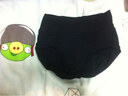 浪莎女士内裤高腰美体女内裤性感修身大码舒适三角裤1条 黑色A 1条 L (165/90) 实拍图