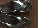 VQGT春季夹脚凉外穿拖鞋男防滑时尚拖鞋男士凉拖人字拖鞋沙滩鞋 型男黑 标准码 40 实拍图