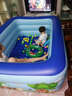 当康  PVC婴儿浴盆洗澡盆 宝宝儿童套餐充气婴儿游泳池 三层185cm电泵尊享套餐 实拍图