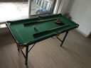万凯亲子儿童台球桌 斯诺克桌球台 儿童学生标准 家用台球桌 玩具 140cm 可升降可折叠款美式 实拍图