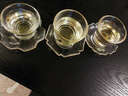 容山堂释水 手绘玻璃茶杯 品茗杯主人杯小杯垫茶席 功夫茶具套装 实拍图