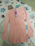 比瘦 哺乳秋衣上衣女打底衫保暖内衣产后月子服喂奶家居服睡衣秋冬厚 粉色【单件上衣】 L 实拍图
