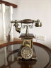 安斯艾尔 仿古电话机欧式老式复古电话机时尚创意家用座机实木奢华 插线-来显背光免提布线 晒单实拍图