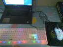 雷迪凯（LDK.al） 悬浮七彩背光键盘笔记本台式通用USB机械手感有线键鼠电竞游戏防水键盘鼠标套装 悬浮彩虹键盘黑+有声机械鼠标宏定义版 实拍图