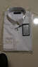 十米布（SHIMIBUman） 丝光棉长袖衬衫男免烫商务职业正装纯棉小领衬衫韩版修身白衬衣 白色方领 38 实拍图
