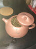 吉羊 宜兴紫砂壶茶具纯手工刻绘泡茶壶茶具 原矿紫泥景舟石瓢壶340ml 寒香 实拍图